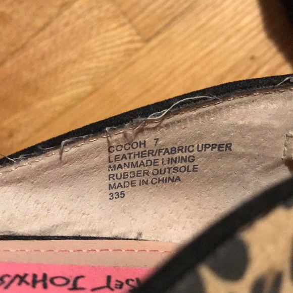 LAST CHANCE Betsey Johnson ballet flats leopard size 7 - Picture 6 of 6